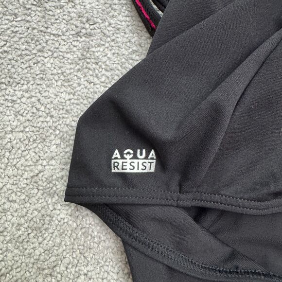 Nabaiji Aqua Resist One Piece Swimwear Womens XS Black Backless Training Active - Picture 6 of 10